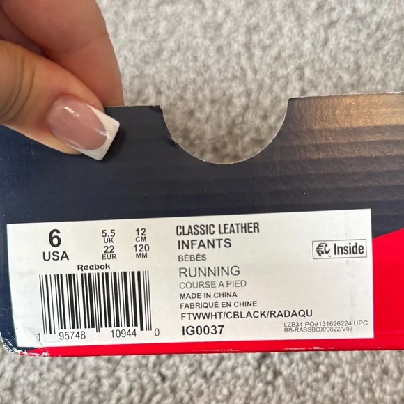 Infant Reebok - Picture 7 of 7